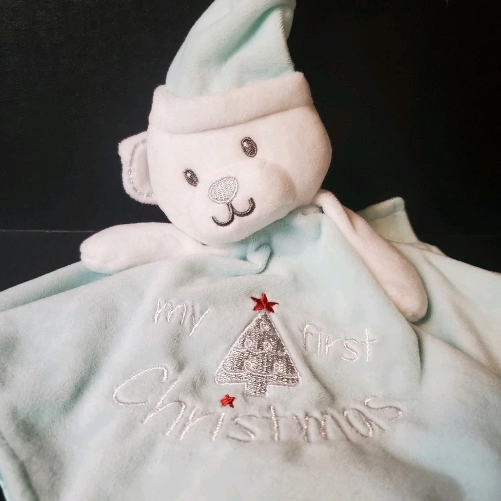 Baby Starters My First Christmas Teddy Bear Security Blanket‎ 14